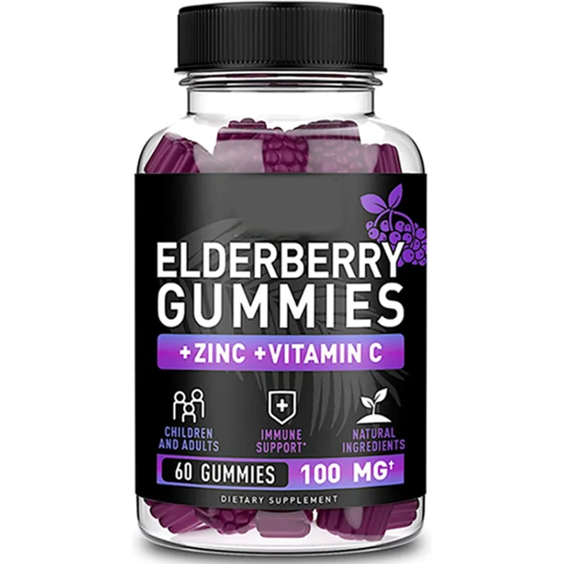 ImmunoBoost Elderberry & Zinc Gummies